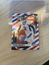 Patrick Surtain II 2024 Panini Prizm #87 Red White and Blue Denver Broncos