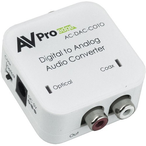 AVPro Edge AC-DAC-COTO Digital to Analog Audio Converter New!
