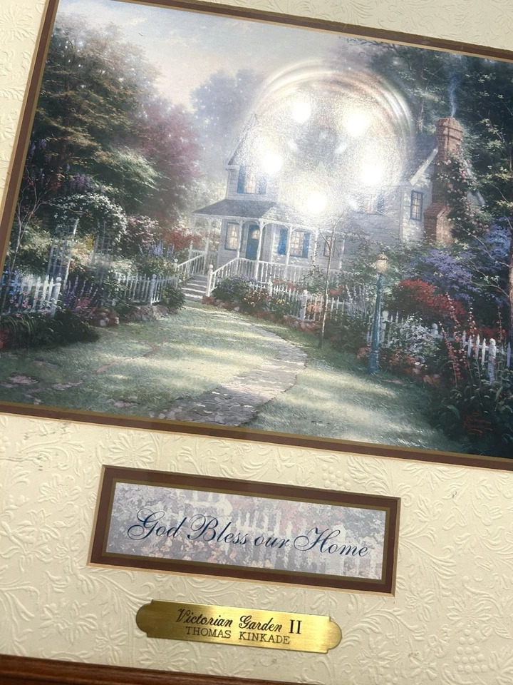 Thomas Kinkade “Victorian Garden II” edición limitada por Lighthouse Productions Foto 3 de 4