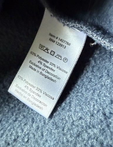 Jachs New York Fleece Sweatshirt Mens M Gray Crew Neck Soft Casual Pullover - Picture 7 of 7