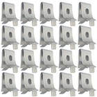 20pcs Shelf Support Clip Glass Shelf Holders Pegs Pilaster Shelf Clip