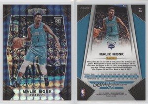 2017-18 Panini Prizm Mosaic Blue Malik Monk #36 Rookie RC