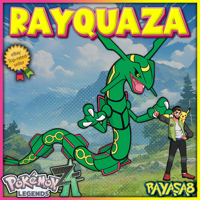 Rayquaza Legendary Pokemon Legends ZA  Best Stats mega Home 