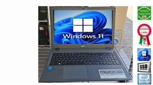 PORTATILE NOTEBOOK ACER ASPIRE E5-573 CPU INTEL CORE i3-4005U SSD WINDOWS 11