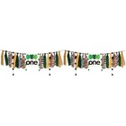  Set of 2 Deko Dschungel Party Babyparty-Banner Wimpelkette Zum Geburtstag