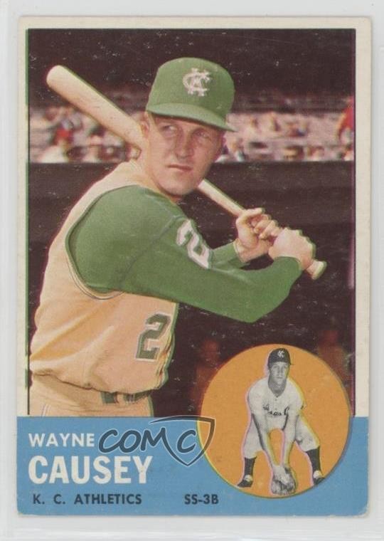 1963 Topps High # Wayne Causey #539