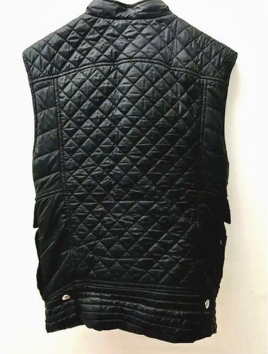 Balmain Quilted Double Rider Vest Size 44 Dark Navy Polyester Cotton - Picture 2 of 6