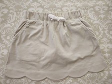 Shrimp and Grits Kids Large L 7-8 Girl Khaki Tan School Uniform Scallop Skort