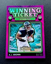 2021 Contenders AJ Brown Winning Ticket Silver /99 #WT-ABR Eagles