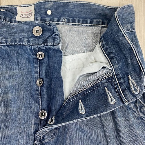 LEVIS Vintage Cinch Back Carpenter Jeans 32/34 90s Y2K Workwear Blue Distressed - Picture 6 of 18