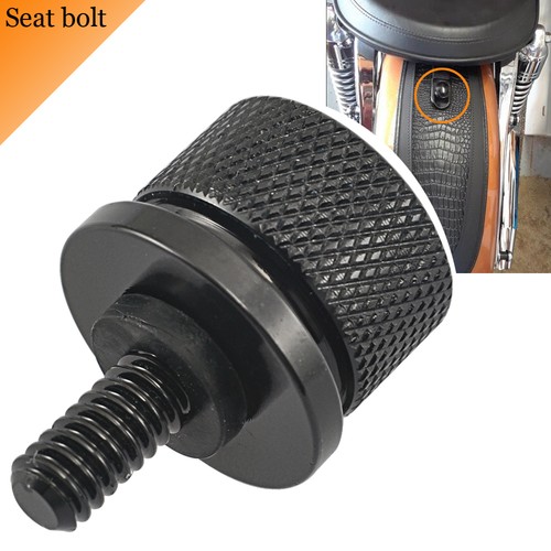 1/4''-20 Black Aluminum Rear Seat Mount Bolt Screw Fit for Harley Davidson US - Picture 2 of 14