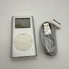 Apple iPod Mini - Model A1051 - 4GB - 1st Gen - Silver - WORKS - READ - S5:12