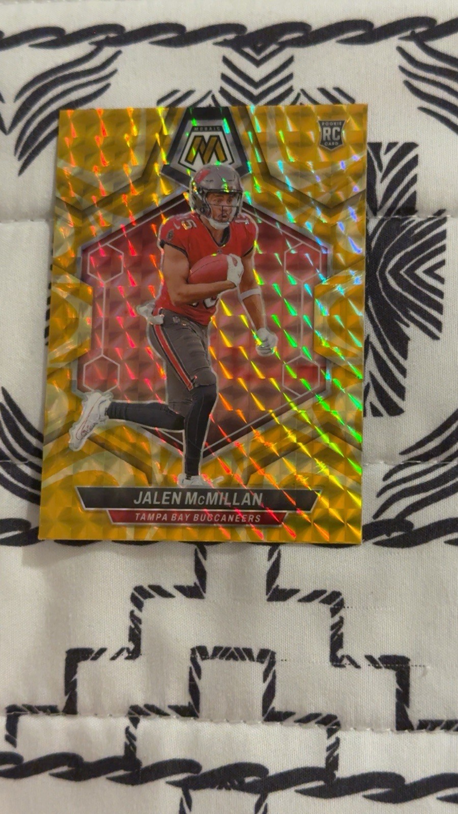 2024 Panini Mosaic - Rookies Jalen McMillan #373 Reactive Yellow Mosaic Prizm...