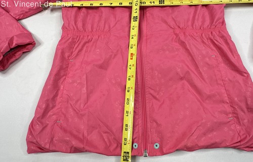 Columbia Pink Dollia Hooded Rain Jacket. Girls - Size L - Picture 4 of 9