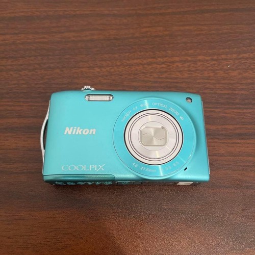 Nikon COOLPIX S3300 Green Digital Camera 16MP Compact 6x Zoom 720p HD Exc+++ - Picture 16 of 24