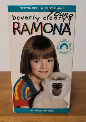 Beverly Cleary s Ramona ''Mystery Meal'' ''Rainy Sunday'' (VHS, 1988) RARE Tested 