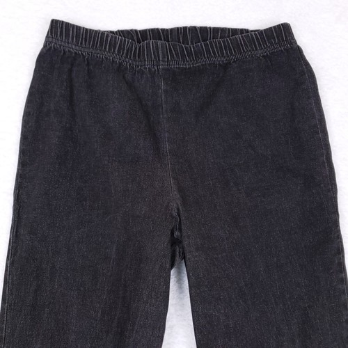 Vintage Stampede Stirrup Pants Black Made In USA 80s Retro Minimalist 20W - Picture 2 of 11