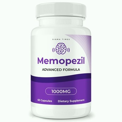 Memopezil Capsules   Brain Support Supplement for Memory & Focus 60ct