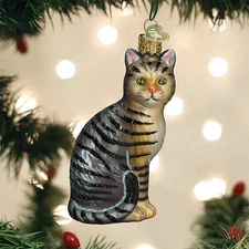 Old World Christmas - Tabby Cat - 12554