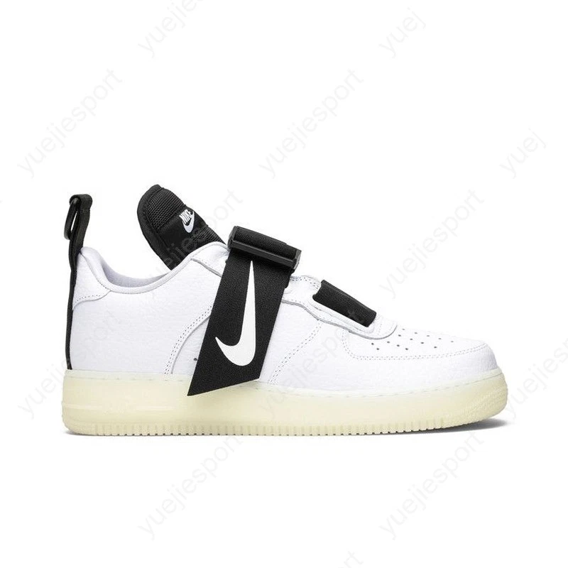 靴 Nike Air Force 1 Low Utility Black/White Nike Air Force 1 Low Utility White Black Men's - AJ7747-100 - US