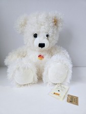 Steiff Teddy bear white w/ tags 111662 9" fuzzy