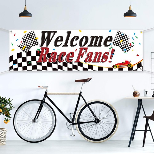 Rennparty Deko Willkommen Rennen Fans Banner Rennparty Lieferanten Rennen... - Bild 5 von 7