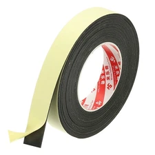 1 Inch x 33 Ft Weather Stripping Door Seal Strip, 1mm Thick Foam Seal Tape