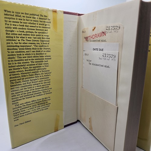 Disinherited Mind: Essays In Modern German Literature By Erich Heller - Picture 6 of 10