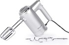 Salter Hand Mixer 5 Speed Easy Store 300W Turbo Beaters Dough Hooks Silver