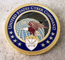 US CYBER COMMAND-Department of Defense Challenge Coin USCYBERCOM
