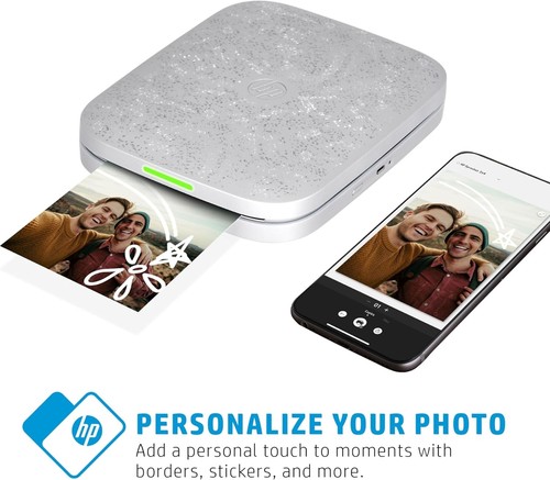 HP Sprocket 3x4 Zoll Sofortbild Smartphone Fotodrucker - Tragbare Farbe WLAN - Bild 3 von 5