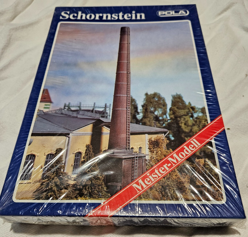 POLA HO #855 CHIMNEY SCHORNSTEIN SMOKESTACK  Sealed Mint Factory