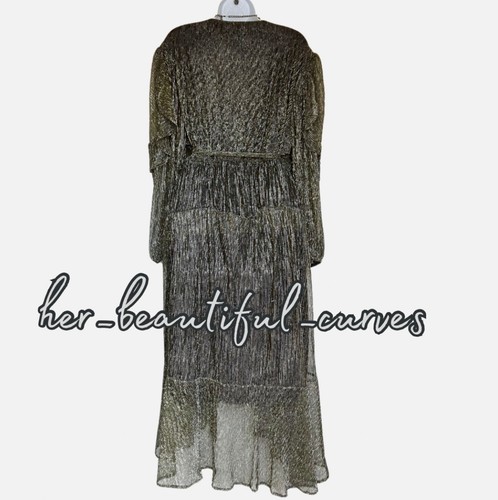 TOGETHER SHIMMERING THREADS EVENING OCCASION PARTY DRESS SIZE 24 - Picture 6 of 6