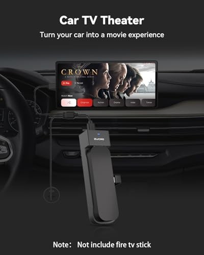 FireDrive Link -Wired CarPlay to HDMI Converter for Fire TV Stick, Car TV Gray - Picture 6 of 7