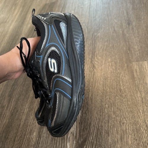 Sketcher's Shape-Up Mujer Talla 7 Negro Azul - Imagen 4 de 8