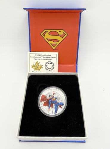 2014 Kanada 20 $ Superman - 1 Unze .9999 FINE SILVER - ICONIC SUPERMAN - ANNUAL #1