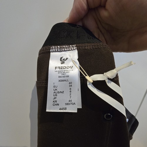 Freddy braune Skinny Hose Kunstleder Größe UK 6 - Bild 11 von 11