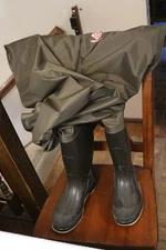 Red Ball Boot Foot Felt Sole Chest Waders Hunting Fishing Made in USA