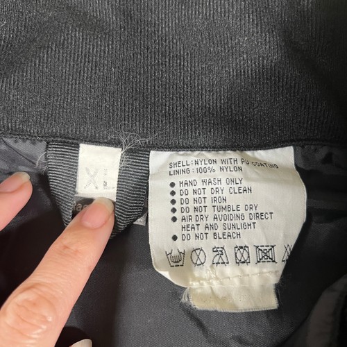 Alpinestars Windbreaker Jacke Herren XL schwarz Pullover Nylon Motorrad Vintage - Bild 7 von 10