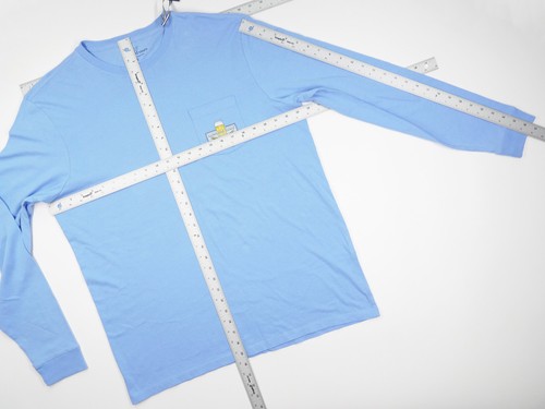 Vineyard Vines Oktoberfest T-Shirt Mens XL Blue Long Sleeve Logo Pocket Tee Beer - Picture 6 of 8