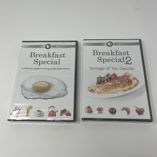 Breakfast Special 1 + 2: Die Rache der Omeletts (DVD) Lot PBS Dokumentation Neu