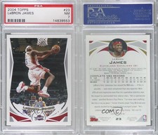 2004-05 Topps LeBron James #23 PSA 7