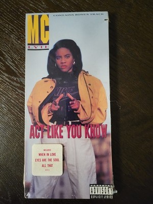 MC LYTE ''Act Like You Know'' CD In ORIGINAL LONGBOX Seal Never Opened VERY RARE!
