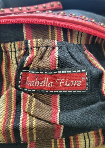 Isabella Fiore Damen Handtasche, Stickmuster & Leder - Bild 14 von 15