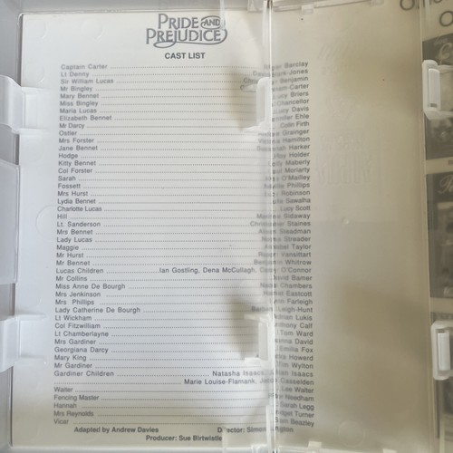 Neu Stolz und Vorurteil Doppelpack VHS/H, 1995 Videokassetten versiegelt Sammlerstücke - Bild 8 von 10