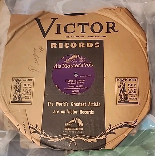 1910 I LOVE A LASSIE von Harry Lauder HMV Berliner Gram-O-Phone Co. MontrealCan. - Bild 10 von 11