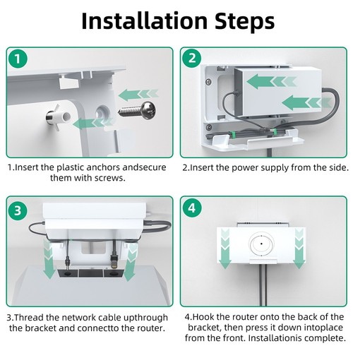 Wall Mounting Bracket for For StarLink G3 V4 Enhance Internet Connectivity - Afbeelding 5 van 9