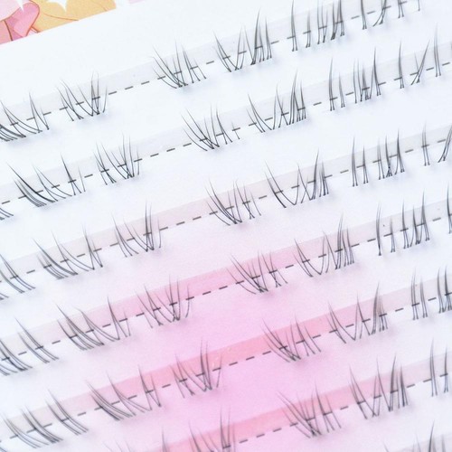 Glue-free false eyelashes,Curl Anime Lashes Natural Wispy Fake Lashes Fairy GX - Picture 19 of 23