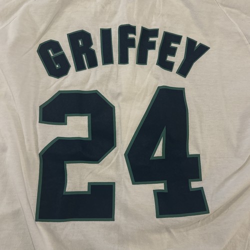 Seattle Mariners Jersey XL Ken Griffey Jr Russell Athletic White 50% Cotton - Picture 3 of 8