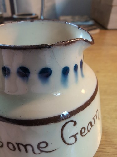 Torquay Pottery Motto Ware Small Jug/Creamer. Good Condition - Picture 4 of 7